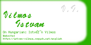 vilmos istvan business card